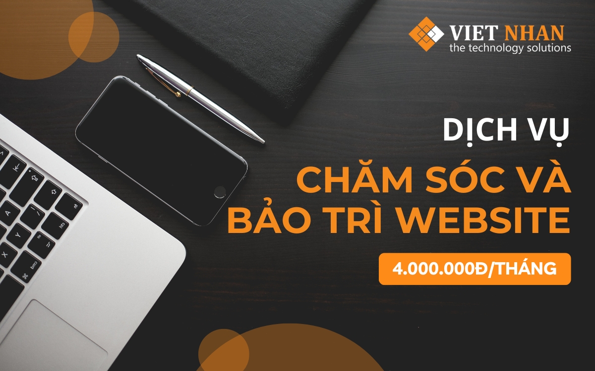 Dịch vụ bảo trì website trọn gói 4.000.000 đ/tháng 