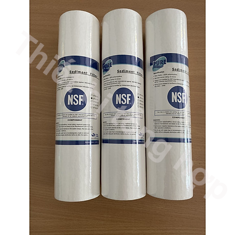 Lõi lọc gòn nén PEX10 xoắn