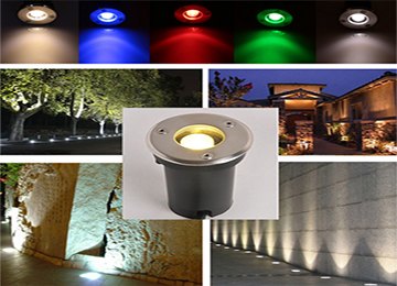 9 mẫu đèn led âm đất âm sàn